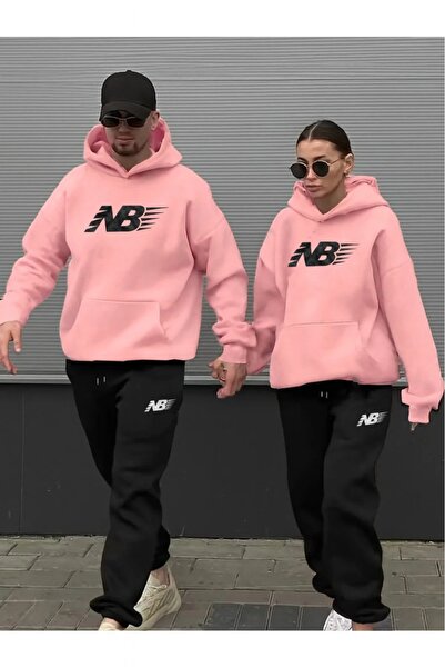 Flaubert Unisex Printed Oversized Sweatshirt - Sweatpants 2-Piece Set 00