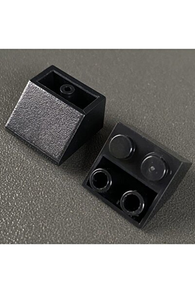 Choice7 مجموعة من 20 قطعة من الطوب الأسود، منحدر تقني مقلوب بزاوية 45 درجة، م...