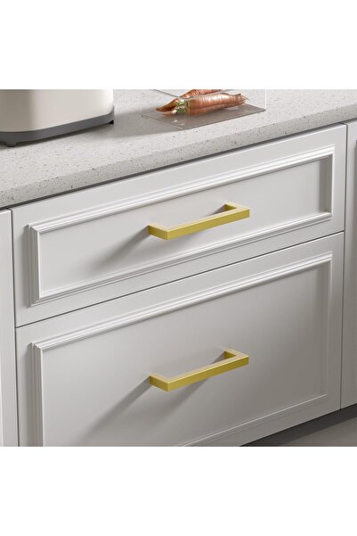 Goldenwarm Set de 5 Maner de mobila, Gold, auriu, 192mm, 20cm