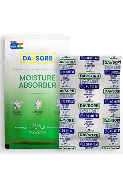 Cilicant Davsorb Moisture Absorber, White color, 100gm, 3 pack