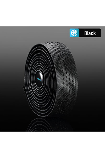 Choice4 Full Black RYET Road Bike Bar Tape - Gel Padding, Anti-Slip & Shock A...