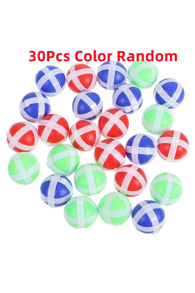 Choice مجموعة كرات لاصقة للأطفال (30 قطعة عشوائية، 12 قطعة) - لعبة رمي والتقا...