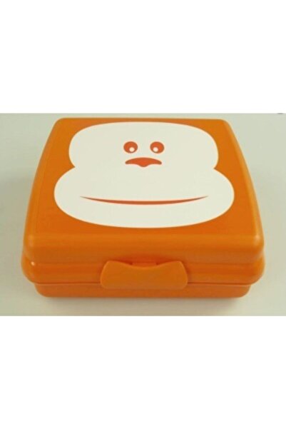 FeyzaDesign Stylish and Practical Orange Sandwich Box, Ideal for Healthy Snacks
