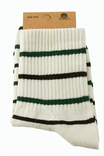 Bijuteri Net Striped College Socks 8*28