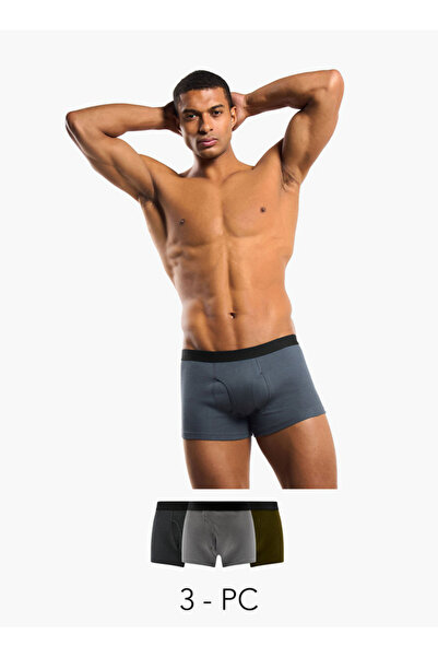 FAV سراويل داخلية رجالية مضلّع - عبوة من 3 قطع