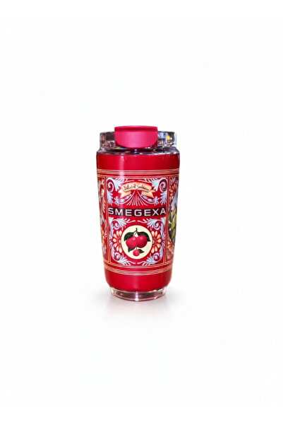 Smegexa 240ML Stainless Steel Vacuum Travel Mug, Leakproof Car Thermos - Red