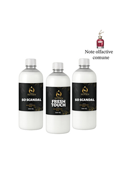 Nuvien Set of 3 Concentrated Fabric Conditioner, 3x500ml, 2x scents inspired ...