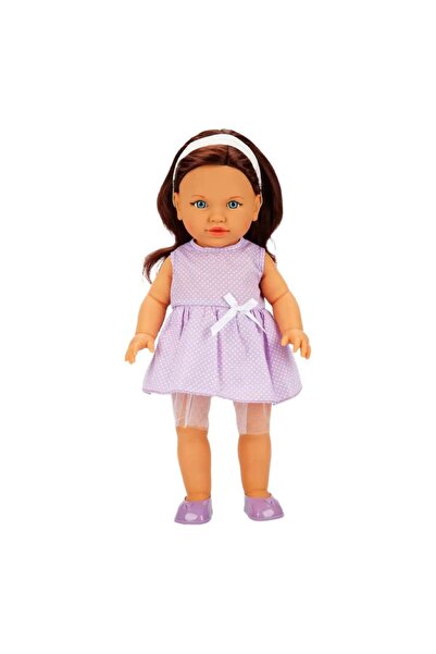 Dollz'n More Dollz n More Tina Classic Bebek 45 Cm Mor Elbiseli