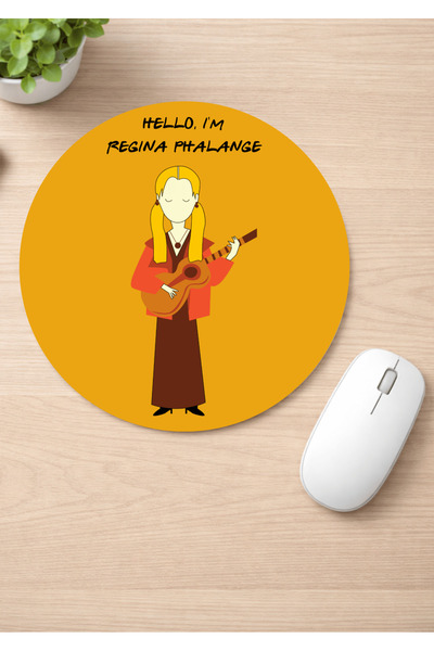 Eylül Design Friends Printed Round Non-Slip Mousepad Ergonomic Mouse Pad