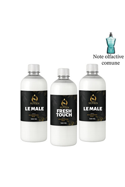 Nuvien Set of 3 Concentrated Fabric Conditioner, 3x500ml, 2x fragrances inspi...