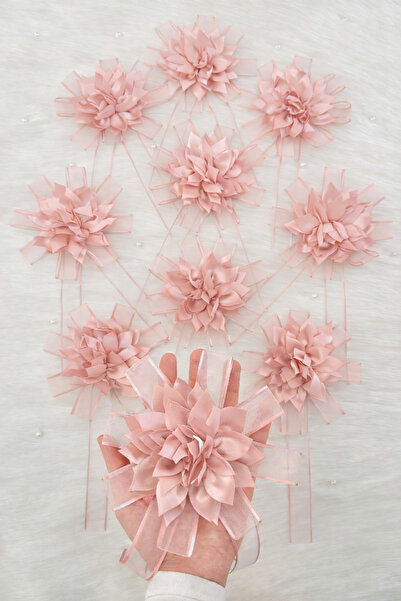 ZEYMERADE Soft Pink Bundle Ornament, Bride Groom Dowry Wedding Engagement Con...