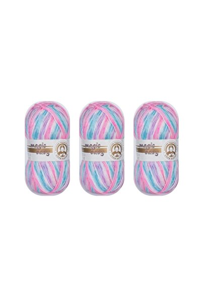 Ören Bayan Ören Magic Baby Batik El Örgü Ipi No :401 - 3'lü