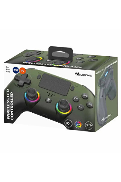 Subsonic Wireless LED Controller Green - Playstation 5
