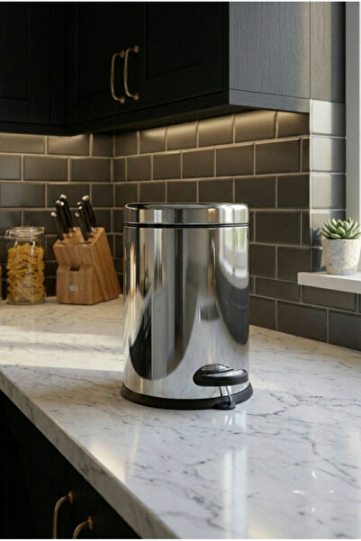 Bürke Тоалетна Баня Балкон Кухня 3-литров кош за боклук от неръждаема стомана...