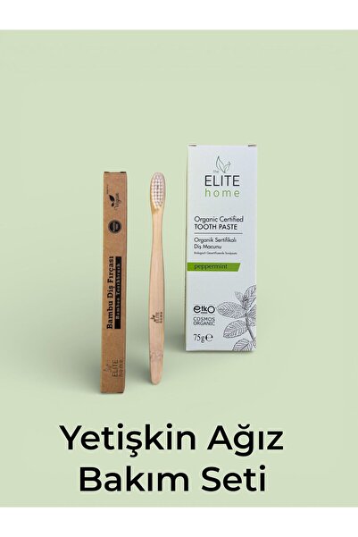 The Elite Home Organic Certified Toothpaste (Adult Oral Care Set)