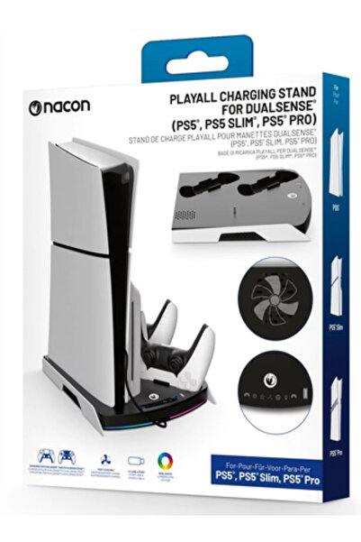 Nacon Bază de încărcare dublă RGB - Playstation 5