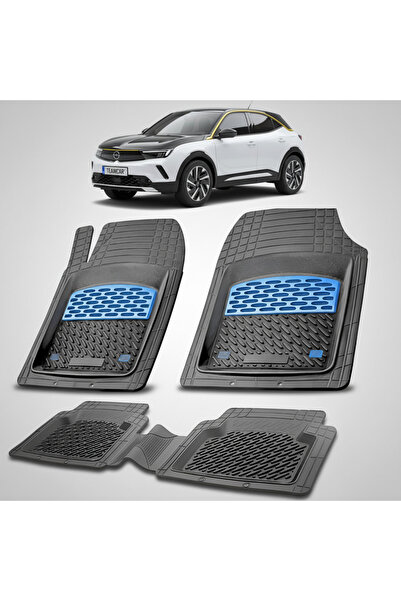 TEAMCAR Πατάκια συμβατά με SUV για Opel Mokka B 2020-σήμερα | Μπλε