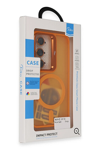 isiltikidsmoda Joko Samsung Galaxy S24 Plus Flet Lens Magsafe Cover - Orange