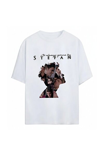 SVART WEAR Tricou unisex supradimensionat, 100% bumbac, cu imprimeu The Vampi...