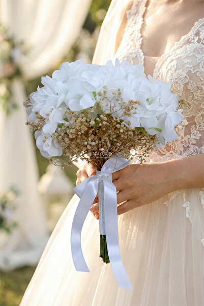 Yapay Çiçek Deposu Set de 2 buchete de mireasă pentru amintiri eternă