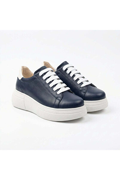 PaulStyle Adidasi dama bleumarin, piele naturla, Asti-207 - Bleumarin / 35