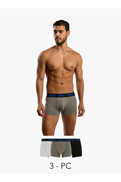 Lee Cooper سراويل داخلية رجالية مطبوع - عبوة من 3 قطع