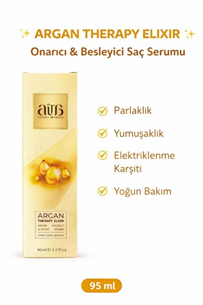 AURIS Argan Therapy Elixir Saç Bakım Serumu 95 ml