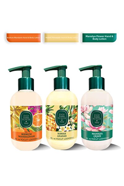 Eyüp Sabri Tuncer لوشن مانوليا، أناناس هاواي وB. ماندالينا 280 مل