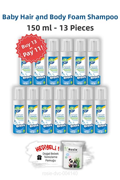 Turmepa Baby Hair and Body Foam Shampoo Buy 13 Pay 11 150 ml and Rosie