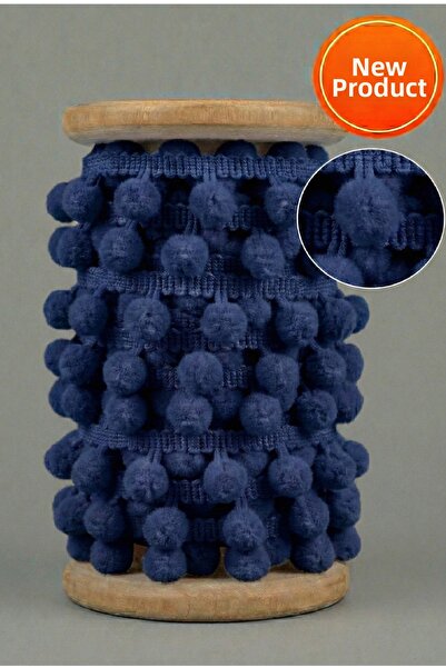 Massaltay Pompom Ribbon 4 Meters Decorative Ornament Ribbon Henna Party Organ...