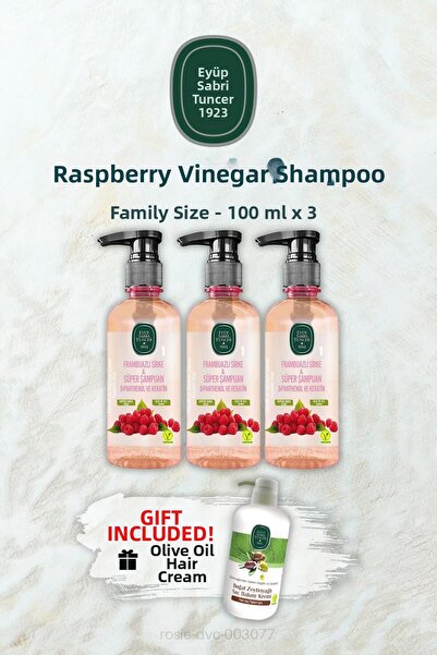 Eyüp Sabri Tuncer شحن مجاني للعملات المعدنية مع شامبو وبلسم الخل التوت 100 مل