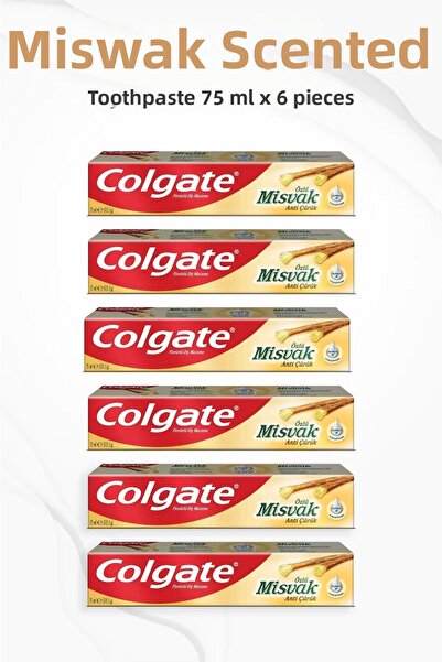 Colgate معجون أسنان بخلاصة ميسفاك 75 مل × 6 قطع