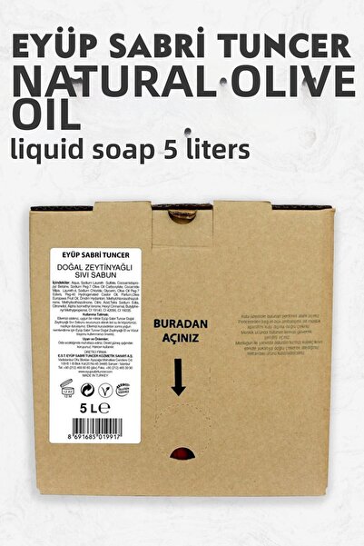 Eyüp Sabri Tuncer صابون سائل بزيت الزيتون الطبيعي 5 لتر