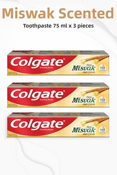 Colgate معجون أسنان بخلاصة ميسفاك 75 مل × 3 قطع