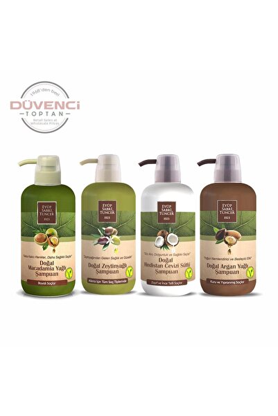 Eyüp Sabri Tuncer مجموعة شامبو دوفينسي بالجملة، عبوة من 4 قطع، موديل 107
