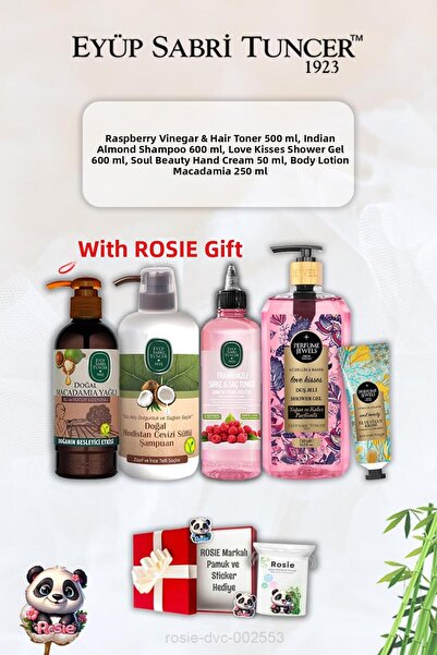 Eyüp Sabri Tuncer شامبو جوز الهند من Love Kisses - تونيك التوت، كريم الروح ال...