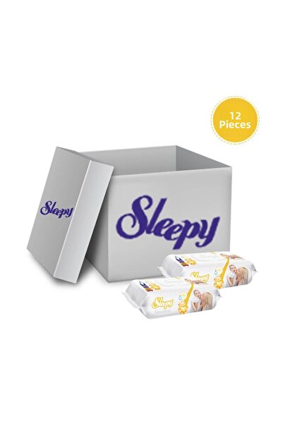 Sleepy مناديل مبللة للبشرة الحساسة 12 عبوة 1080 منديل