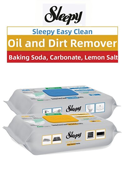 Sleepy منشفة إزالة الترسبات الكلسية سهلة التنظيف 30 قطعة + منشفة إزالة الدهون...