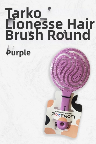 Tarko Perie rotundă pentru păr violet Lionesse