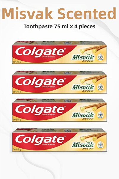 Colgate Miswak Extract Toothpaste 75 ml x 4 Pieces