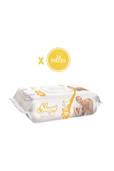 Sleepy مناديل مبللة للبشرة الحساسة 90 ورقة × 24 قطعة (2160 ورقة)