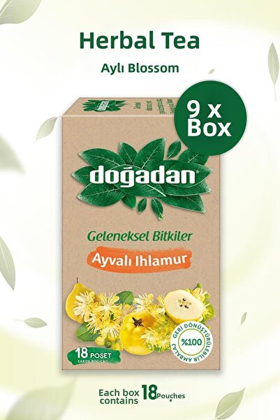 Doğadan Ayvalı Linden Tea 18 X 9 Pieces