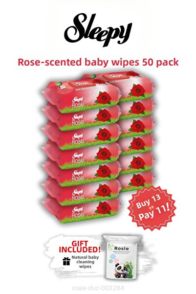 Sleepy مناديل مبللة للأطفال 50 وروسي 13 اشتري 11، بدون وصف