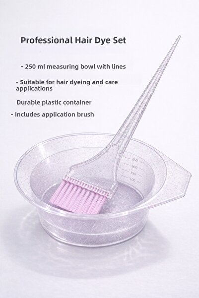 mirenza cosmetic Professional Measured Glitter Hair Dye Preparation Set - Hai...