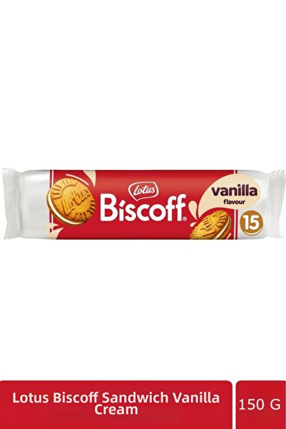 Lotus بسكويت بيسكوف ساندويتش بكريمة الفانيليا 150 جرام