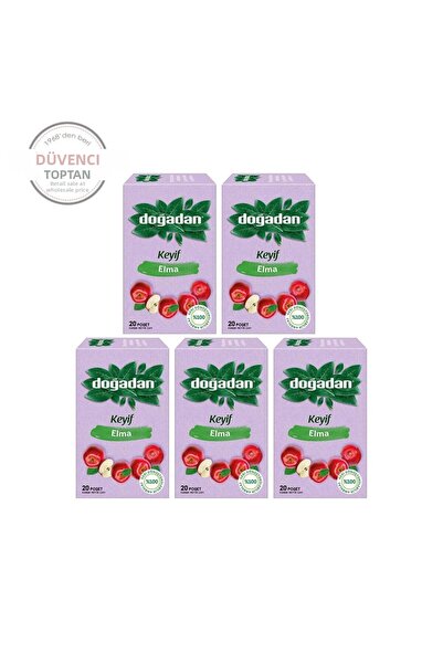 Doğadan شاي دوغادان إلمان، 20 قطعة × 5 قطع
