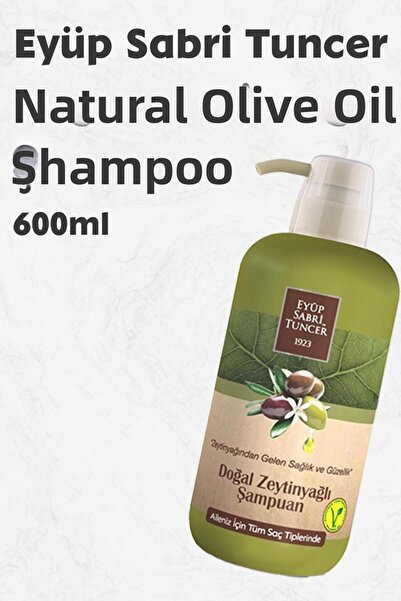 Eyüp Sabri Tuncer شامبو زيت الزيتون الطبيعي 600 مل
