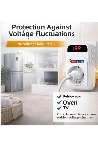 Cata Horoz Brand Quality Socket Regulator Current Protection - Pack of 3