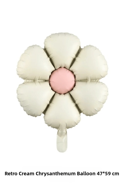 Bunloon Daisy Shaped Foil Balloon 47X59 cm Birthday Party Decoration