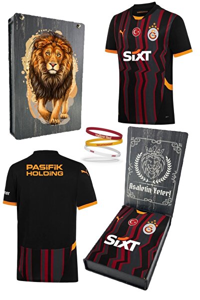 Galatasaray Original Licensed 2024/25 Alternative Black Jersey Sports Bracele...